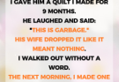 HER TRUE STORY👵💔My Son Said“This Quilt Is Garbage”—Then His Wife Toss My Handmade Gift|Viral Stories