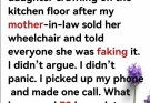 My mother-in-law, Sharon Mercer, had been staying with us for three weeks.