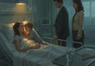 After waking from a coma, I heard my little boy whisper urgently, “Mom, keep your eyes closed … Dad wants you dead.” My blood turned cold when I realized the crash that nearly killed me was no accident…